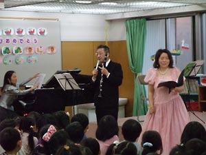 クラリネットの演奏