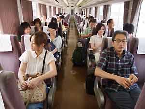 フルート合宿＿りょうもう車内
